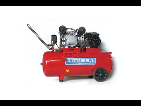 Видео: Компрессор поршневой AURORA CYCLON-100