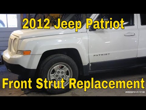 Видео: Замена передних стоек подвески Jeep Patriot 2012 года