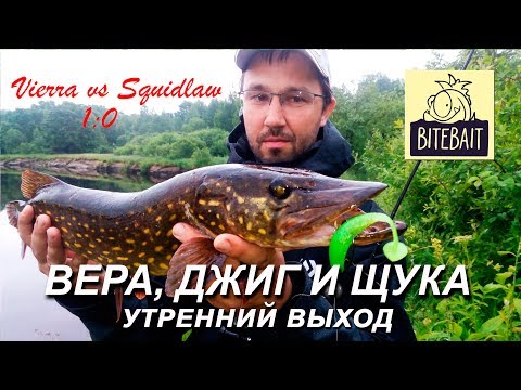 Видео: Вера, джиг и щука. Краш-тест Vierra 762ml. ЛОВЛЯ ЩУКИ НА ДЖИГ. Squidlaw 710mh