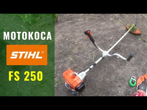 Видео: Первые впечатления. Мотокоса Stihl FS - 250.