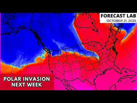 Видео: Вт 21.10.25 — Погода в США | Полярный воздух на следующей неделе | Тропический шторм Мелисса