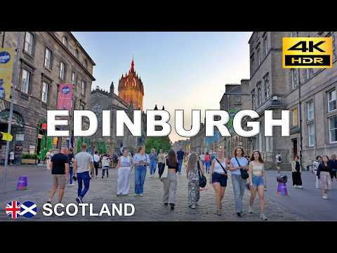Видео: Эдинбург – Закатное сияние над Старым городом и Military Tattoo 🇬🇧🏴󠁧󠁢󠁳󠁣󠁴󠁿 Шотландия август 2025 [4K]
