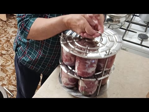 Видео: Делала свиную тушёнку в автоклаве 🤗👍!!!