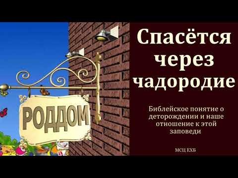 Видео: "О деторождении". А. В. Некрасов. МСЦ ЕХБ
