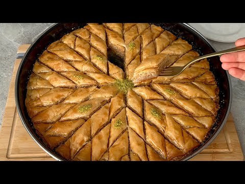 Видео: 📣Приготовить Пахлаву ПО ЭТОМУ РЕЦЕПТУ СМОГЕТ КАЖДЫЙ ✋🏻 ТУРЕЦКАЯ ПАХЛАВА ВСЕГО 4 МЕРЫ