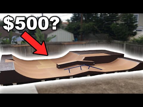 Видео: Самый дешевый скейт-парк на заднем дворе, который вы можете купить!