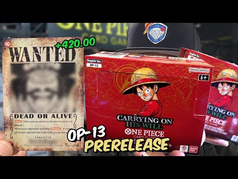 Видео: *РАННЕЕ ОТКРЫТИЕ* OP-13 Booster Box Opening: Carrying on his Will (АНГЛИЙСКИЙ) - One Piece TCG