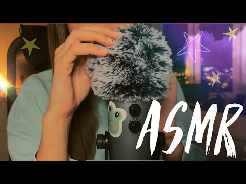 Видео: ASMR Массаж Мозга / 3 Пушистых Ветрозащиты Без Слов