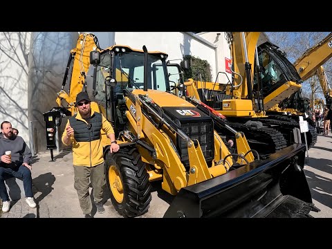 Видео: Последняя модернизация Caterpillar 432! Выставка Bauma 2025, Германия!