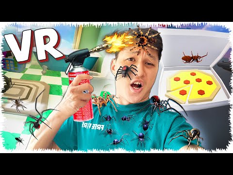 Видео: Құтырған өрмекшілерді өртейміз (VR)