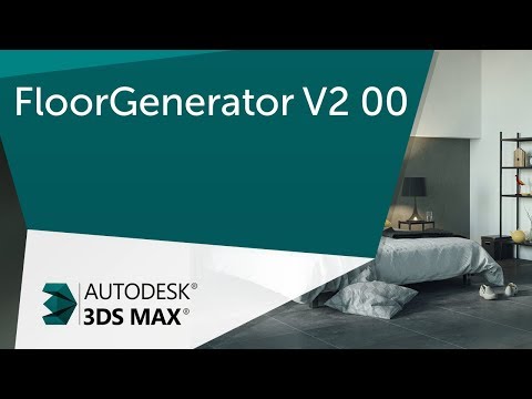 Видео: [Урок 3ds Max] Всё про FloorGenerator V2 00  Создаем за 30 секунд ламинат, панели, плитку