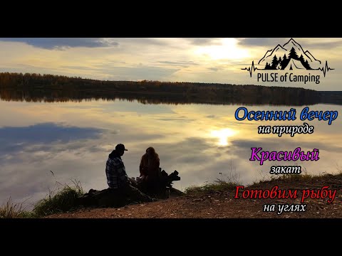 Видео: Пикник на природе | Осень на Урале | Приготовление рыбы в фольге на мангале | Звуки природы АСМР