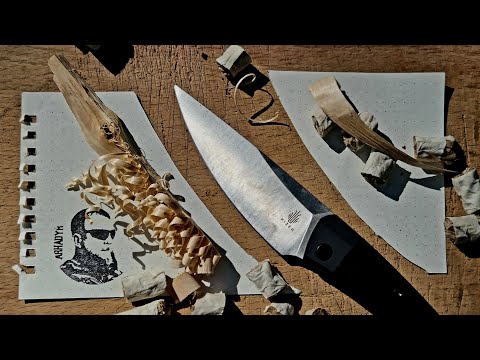 Видео: БЛ... Нож MOMO Kizer Knives. Уличный тест