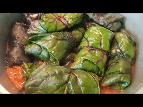 Видео: голубцы из мангольда