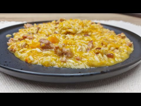 Видео: РИЗОТТО С ТЫКВОЙ И КОЛБАСОЙ – СЫРНОЕ, КРЕМОВОЕ И НЕОБЫКНОВЕННО ВКУСНОЕ! 🍖🧀🎃