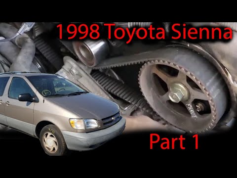Видео: Замена ремня ГРМ и водяного насоса, часть 1 | Toyota Sienna 1998 года