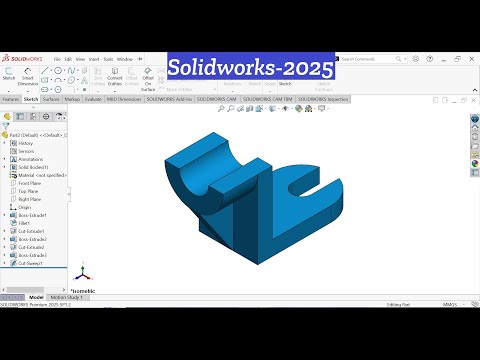 Видео: Как создать механический чертеж в SolidWorks 2025 | Упражнение 09 | Полное пошаговое руководство
