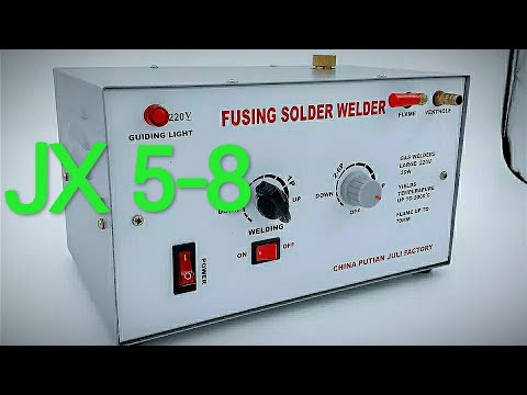 Видео: JX 5-8. Обзор. Настройка. Аппарат бензиновой пайки. Горелки для плавки и пайки драг металла.