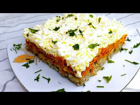 Видео: ПРОСТОЙ,ВКУСНЫЙ САЛАТ С БАКЛАЖАНАМИ. 