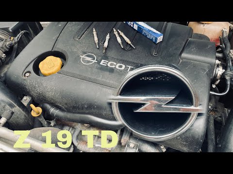 Видео: Опель Вектра С. Замена свечей накала.Z19TD.