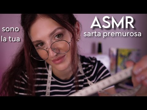 Видео: АСМР ЗАБОТЛИВАЯ ШВЕЯ СНИМАЕТ С ТЕБЯ МЕРКИ 🧵 Реалистичная Ролевая Игра Тихим Голосом 🥰