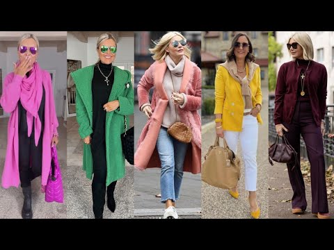 Видео: Актуальные идеи нарядов для женщин старше 60, 70, 80 лет / модные наряды 2025 года