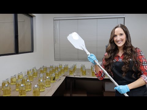 Видео: Как производить соевые свечи для вашего бизнеса. Изготавливайте от 100 до 1000 свечей за один ден...