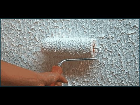 Видео: Эффект "Шуба" из обычной шпатлёвки.