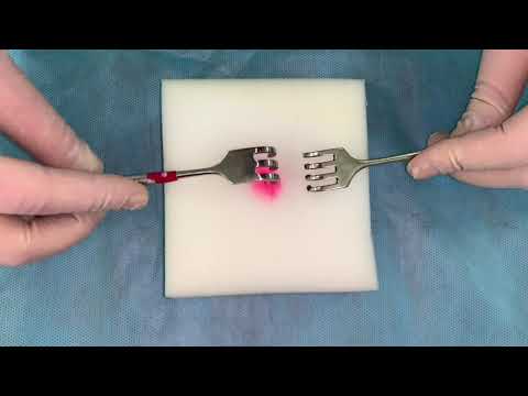 Видео: ПХО колотой раны (ОСКИ-2)