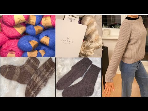 Видео: ПРЯЖА DROPS AIR/BRUSHED ALPACA SILK/ВЯЗАНИЕ В ГЕРМАНИИ/ГОТОВЫЕ РАБОТЫ