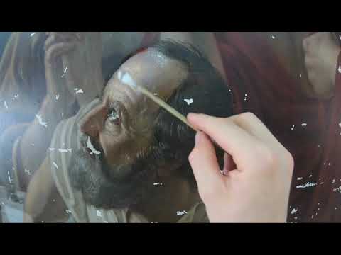 Видео: Restoration of the Last Supper painting. Реставрация картины "Тайная вечеря"