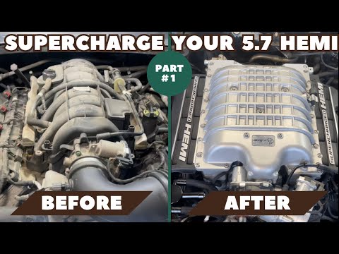 Видео: Hellcat Supercharger на 5.7 HEMI с E85 — Часть 1