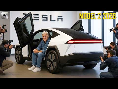 Видео: Это просто потрясающе! То, что только что сделал прототип Tesla Model 2, потрясло всю индустрию. ...