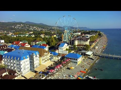 Видео: Полёт над курортом Лазаревское