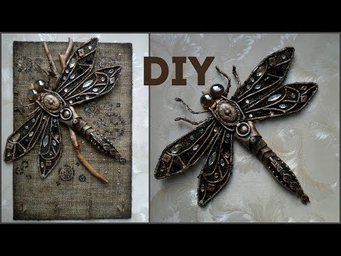 Видео: Стрекоза из бросового материала/Мастер-класс  #стрекоза #DIY