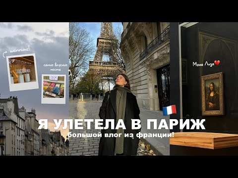 Видео: я улетела в Париж | большой влог из Франции🇫🇷