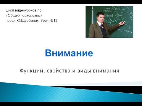 Видео: Психология внимания