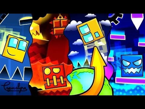 Видео: Я сыграл во Все Части Geometry dash!* У меня Сгорела ####*