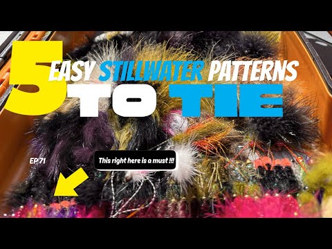 Видео: 5 простых моделей мушек для ловли на тихую воду, которые стоит связать этой зимой!