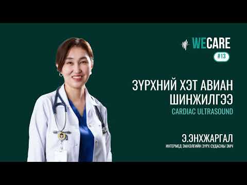 Видео: Э.Энхжаргал "Зүрхний хэт авиан шинжилгээ" | WE CARE | EP.13