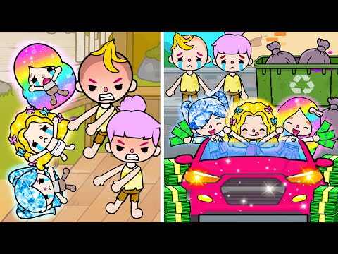 Видео: Плохие Родители Продают Мои Радужные Волосы За Деньги | Грустная история |Toca Life World |Тока Бока