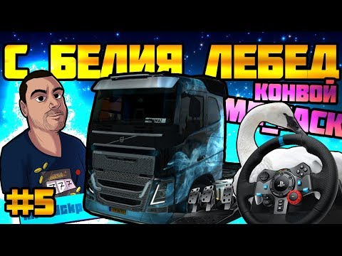 Видео: КОНВОЙ С Mr_Jackp0t и БЕЛИЯ ЛЕБЕД! - Euro Truck Simulator 2 #5