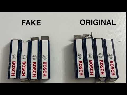 Видео: Bosch spark plugs Fake and Original обзор свечи зажигания подделка и оригинал Bosch