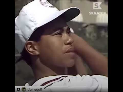 Видео: Анализ гольф свинга молодого Тайгера Вудса  Практически идеальный свинг