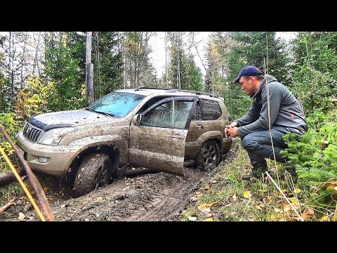 Видео: ФИГАСЕ! СЪЕЗДИЛ НА РЫБАЛКУ ПОЖАРИТЬ КАРТОШЕЧКИ .... Крузак Прадо против тайги!