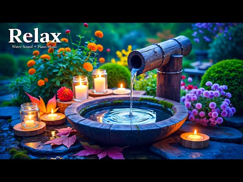 Видео: Мгновенное душевное спокойствие 🌿 Звуки бамбуковой воды и расслабляющая музыка, избавление от трево