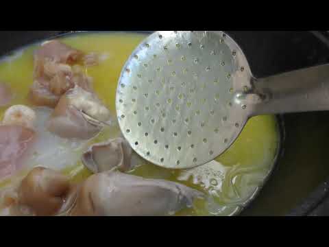 Видео: Как приготовить Хаш правильно. Хаш в казане на костре. Первый блин не комом. Сезон открыт. Рецепт.