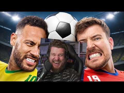 Видео: Победи Неймара, Выиграй $500,000 | РЕАКЦИЯ НА MrBeast