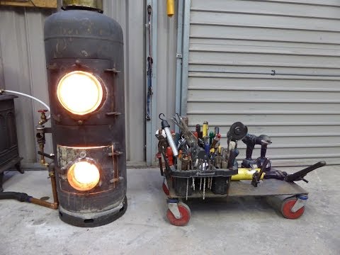 Видео: Обогреватель на отработанном масле — сверхбыстрая установка — новый дизайн — обогреватель помещений