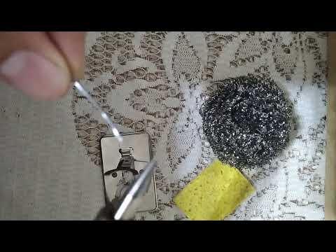 Видео: Как чистить и залудить никелированное жало паяльника